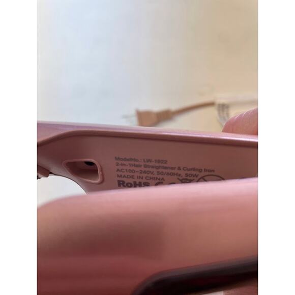 Luxe Willow Sedona Desert Pink 2-in-1 Straightener and Curling Iron - Picture 10 of 10
